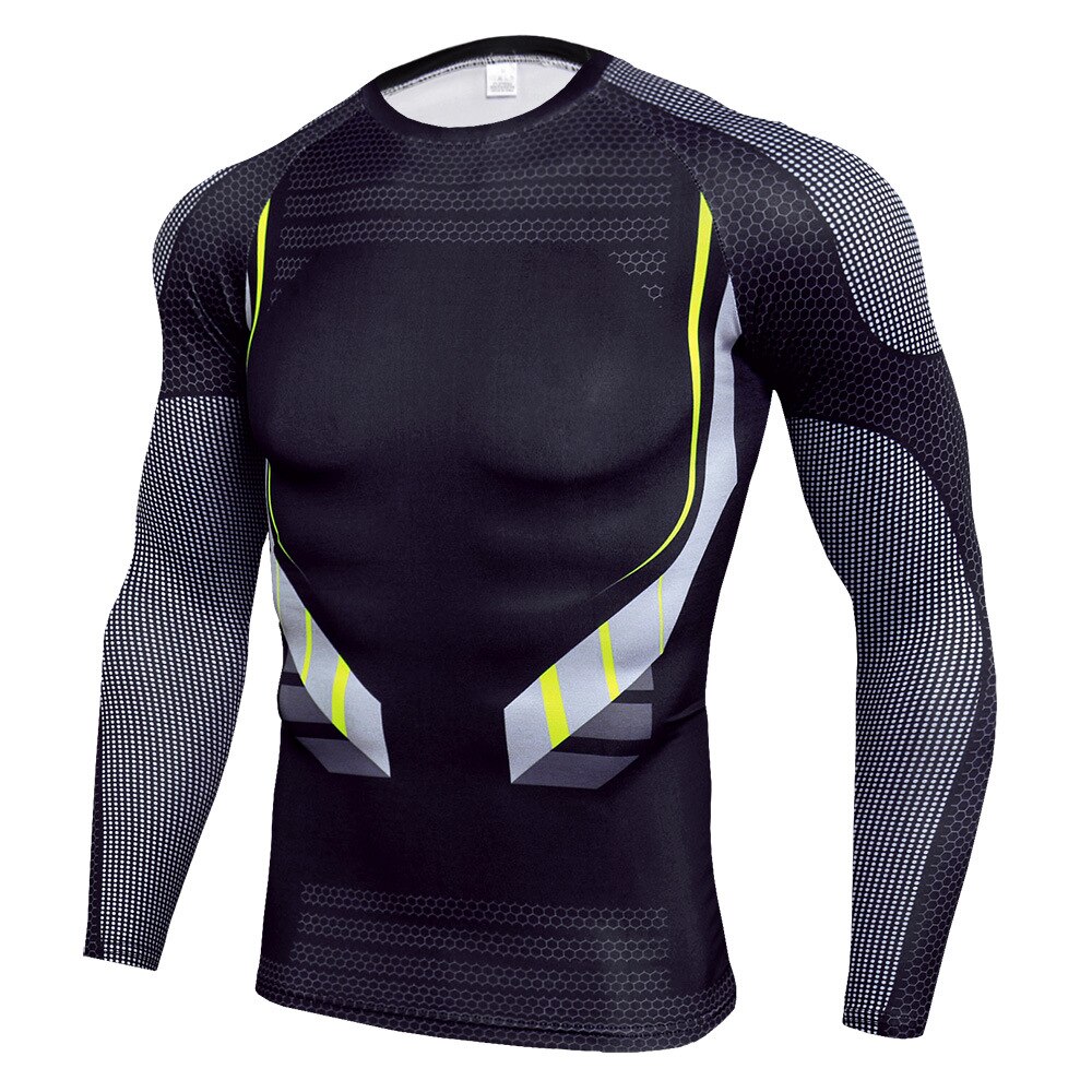 Sportkläder kompression motorcykel set herr joggingdräkter 3d tryck sporttights gym leggings herr gym träningskläder