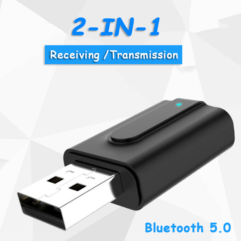 Usb Bluetooth Dongle Adapter 5.0 Voor Pc Computer Speaker Draadloze Muis Bluetooth Music Receiver Audio Zender Aptx