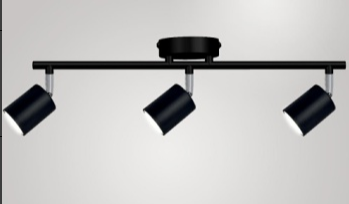 Luz de techo LED giratoria, focos de techo ajustables de 4 vías, luces de cocina, focos de iluminación para sala de estar: Morado