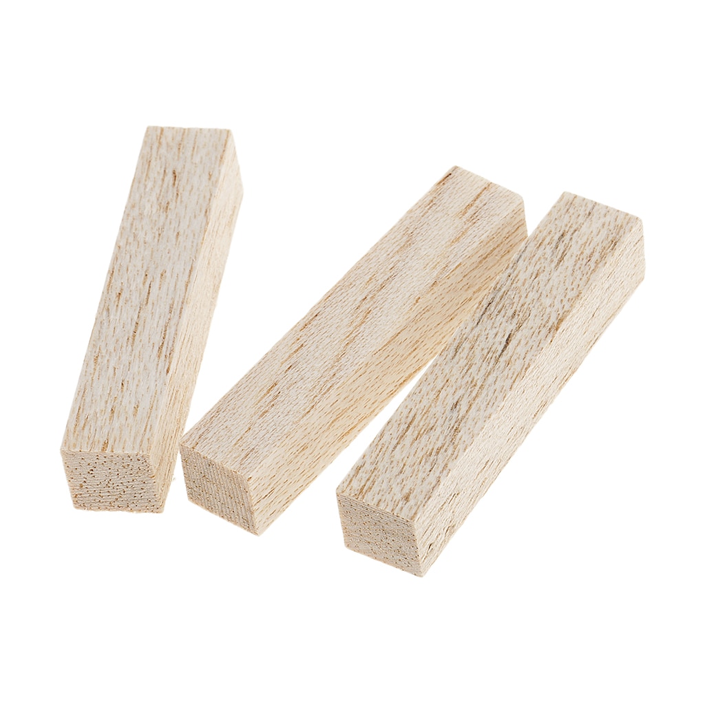 4 Sizes Natural Square Wood Stick Wooden Dowel For Model Making Hobbies Craft