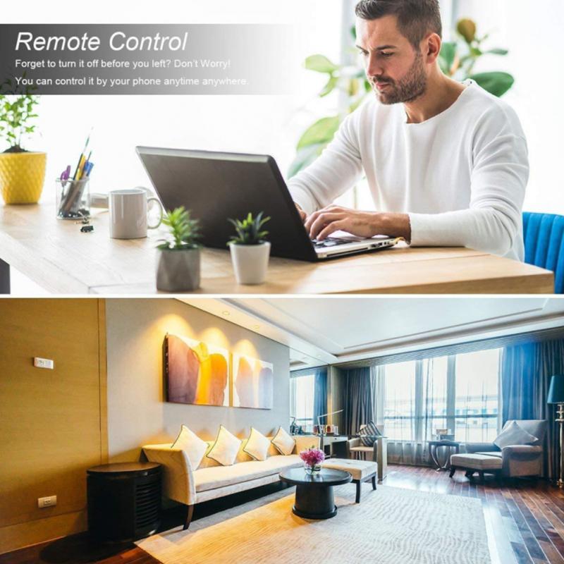 6W RGB Wifi Bulb E27 E14 B22 Candle LED Lamp Dimmer Light For Tuya Smart Life App Contorl Work With Alexa Google Home Siri Voice