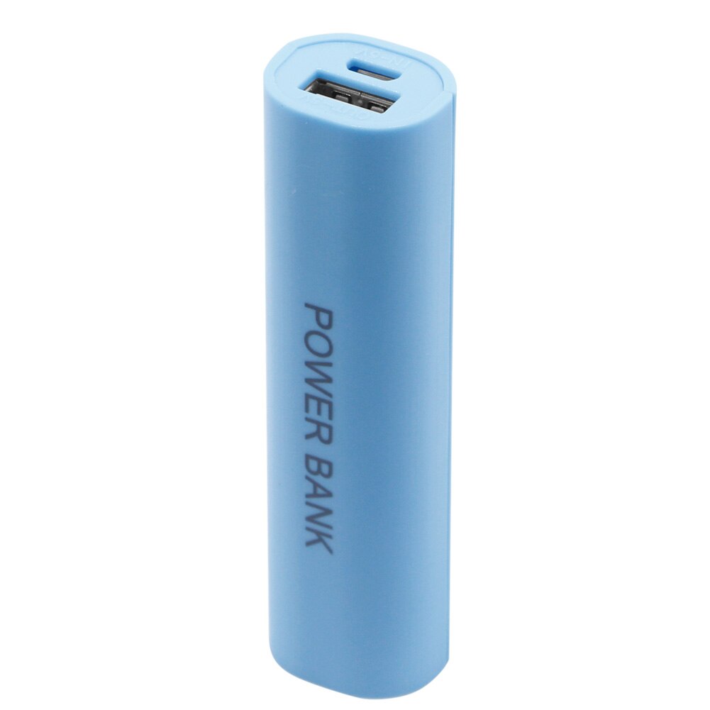 Bærbar mobil usb power bank oplader pakke kasse batteri taske til 1 x 18650 diy  b2qf