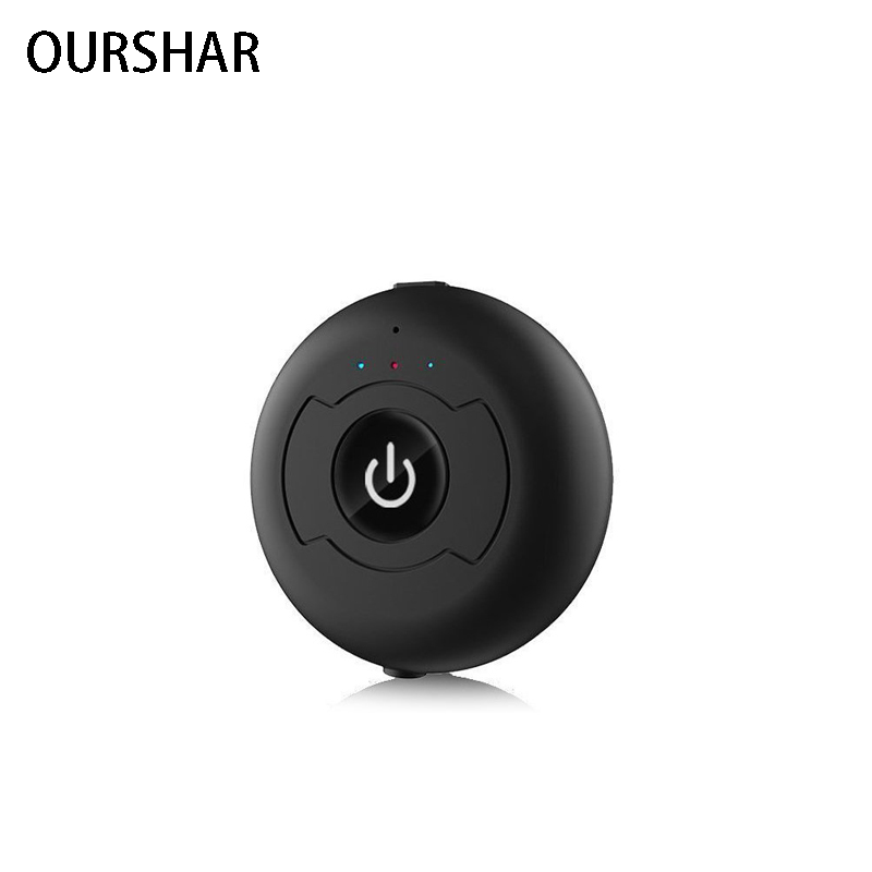 OURSHAR Multipoint Bluetooth Audio Sender Niedrige Latenz High-Fidelity Stereo Wireless Adapter Verbinden 2 Kopfhörer 3,5 Für TV
