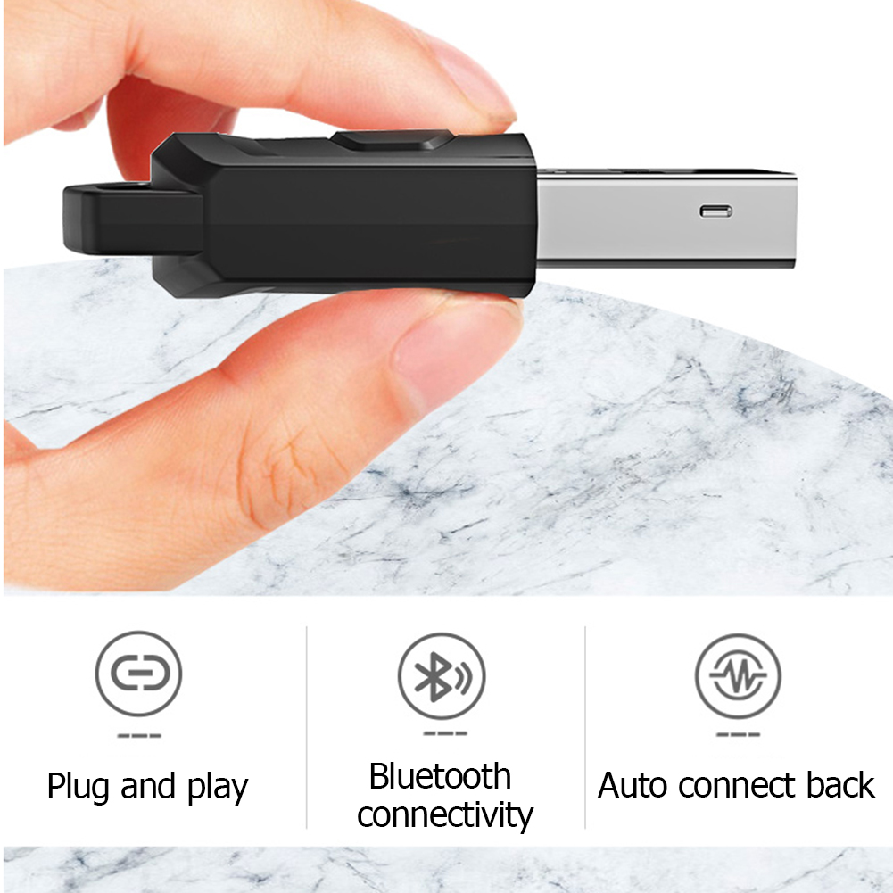 Voor PS5/PS4/Pc Audio Adapter 5.0 Bluetooth Audio Zender Pc Bluetooth Adapter Draadloze Headset Ontvanger Kleine En draagbare
