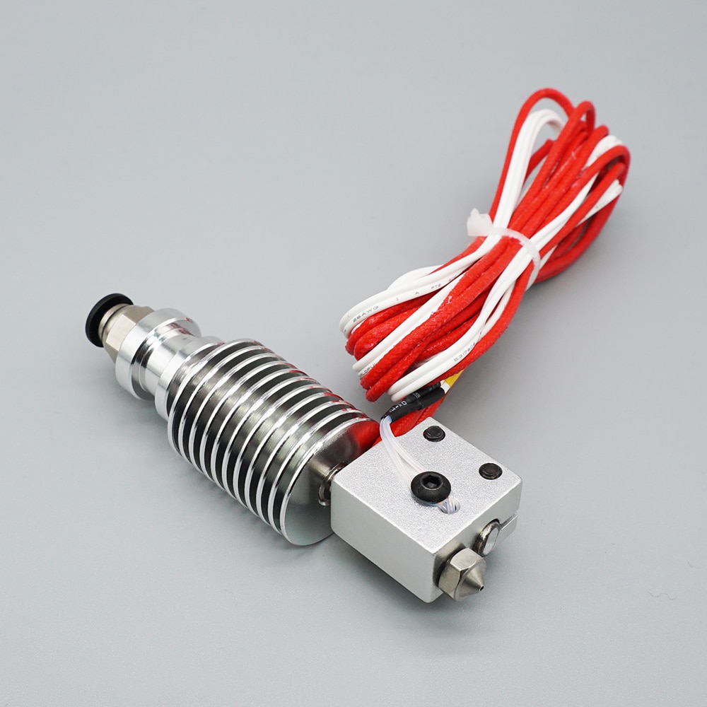 3D Printer Onderdelen E3D V6 Vulkaan Hotend Grote Diameter Nozzle 1.75Mm/0.6 0.8 1.0 1.2Mm 12V/24V Remote Print J-Head