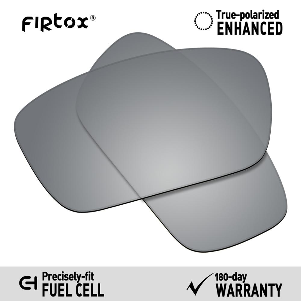 Firtox True UV400 Polarized Lenses Replacement for-Oakley Fuel cell OO9096 Sunglasses (Compatiable Lens Only) - Multiple Colors: Silver-Polarized