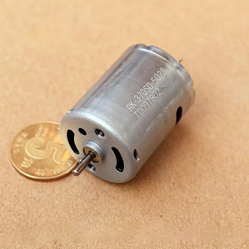 Rk -370sd kullbørstemotor med bakelitt kommutator , dc 3.7v-11.1v 19000-51000 rpm høyhastighetsmotor til flyskipsmodell