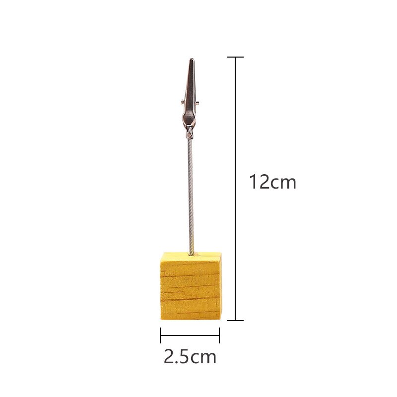 color log square message folder wrought iron memo folder memo folder desktop ornament postcard holder