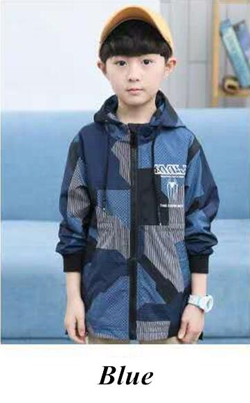 Kinderen Jas Jas Voor Jongens Lente Hooded Windscherm Jas Kinderen Uitloper Waterdichte Lange Stijl Casual Sport Camouflage Jas: 01 / 12T