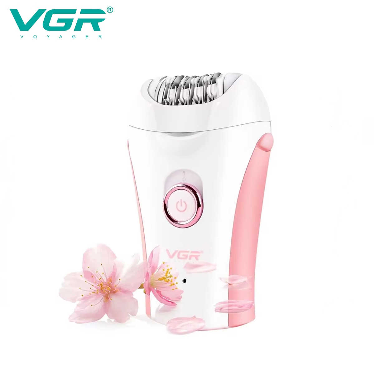 VGR epilateur visage pour femme epilateur electrique femme brosse cheveux femme Épilation Épilateur Électrique Corps de jambe Rechargeable Aisselles Portatif Deux vitesses Épilateur pour femmes V-705