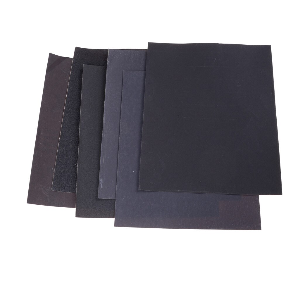 Ett  or 5 stk sandpapirsett 180#-2000#  sandpapir vann / tørt slipende sandpapir 230 * 280mm