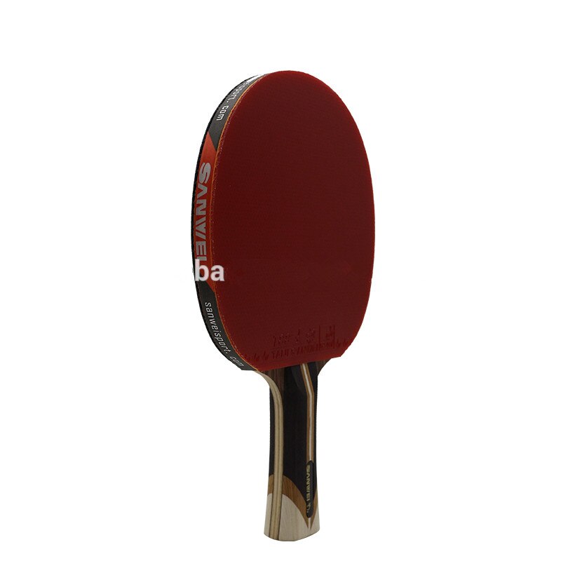 Sanwei Star Level Table Tennis Racket With Double Face Pimples In Rubber ITTF Approved Ping Pong Bats
