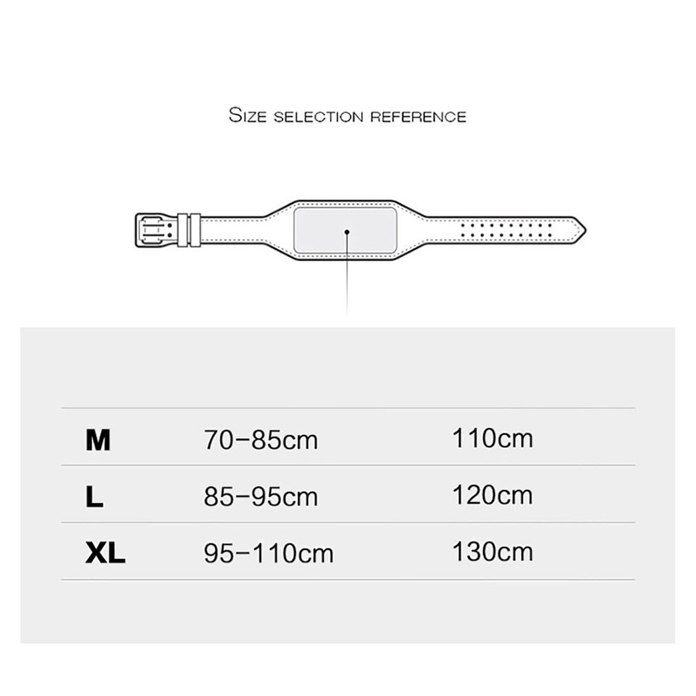 105-130cm Einstellbare Leder Gewichtheben Gürtel Taille Unterstützung Fitnessstudio Gürtel unisex Breite wickeln Ausbildung Gewicht Heben Klammer Riemen