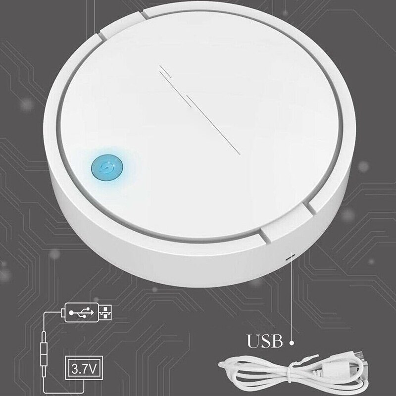 USB Rechargeable Smart Vacuum Cleaner Low Nosie Floor Sweeper Auto Cleaner FPing