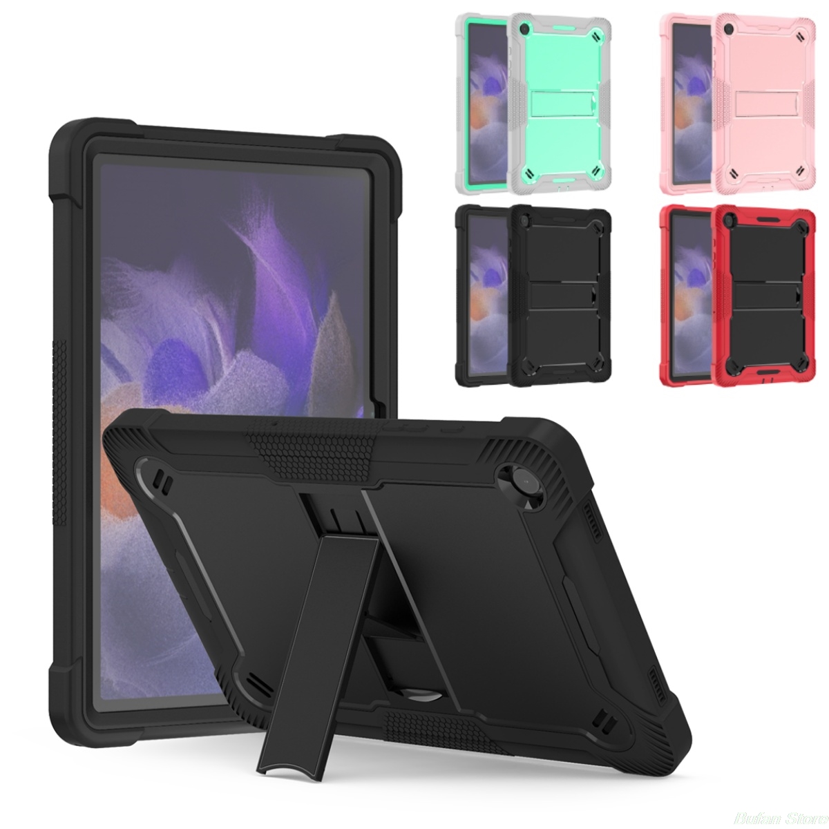apply to iPad 9.7 inch 6th A1893 A1954 A1822 A1823 Anti fall armor protective shell with bracket tablet case