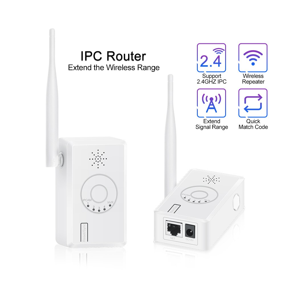 WiFi Range Extender Sopport 2.4G Wifi IP Camera IPC Router Repeater for Wireless Camera System Enhanced Transmission Distance