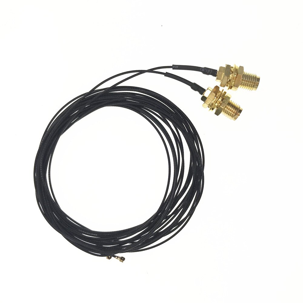 2 Stuks 2M Wifi Kabel RP-SMA MHF4/Ipx Pigtail Kabel Voor Ngff M.2 Kaart Intel AX200 AX210 AX201 9260NGW 8265 3G/4G Module