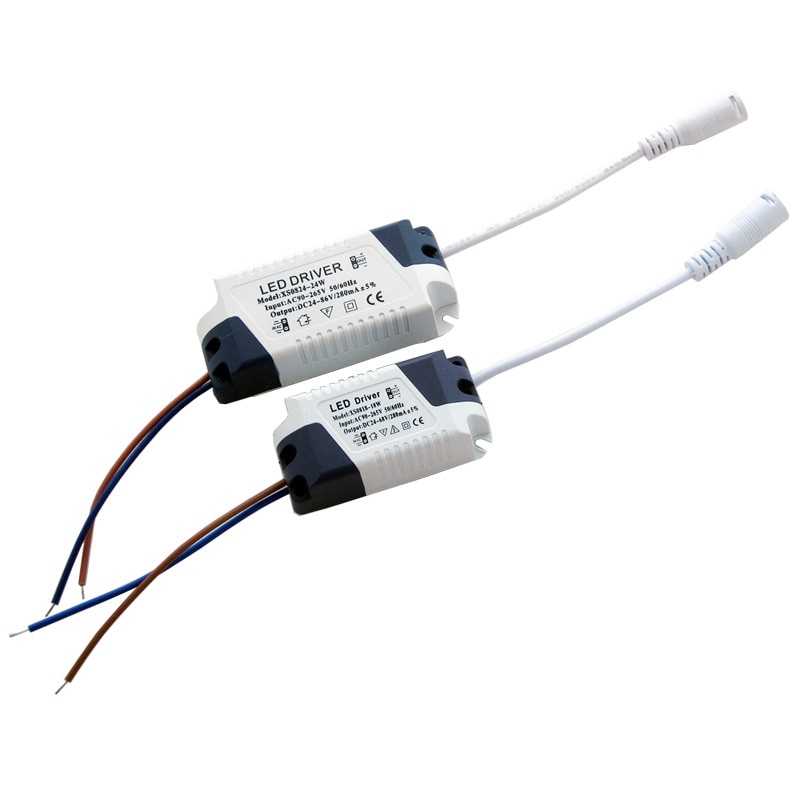 Led Driver Dc Plug 1-3W 4-7W 8-12W 13-18W 18-24W Voor Leds Voeding Unit AC90-265V Verlichting Transformers Voor Led Power Licht