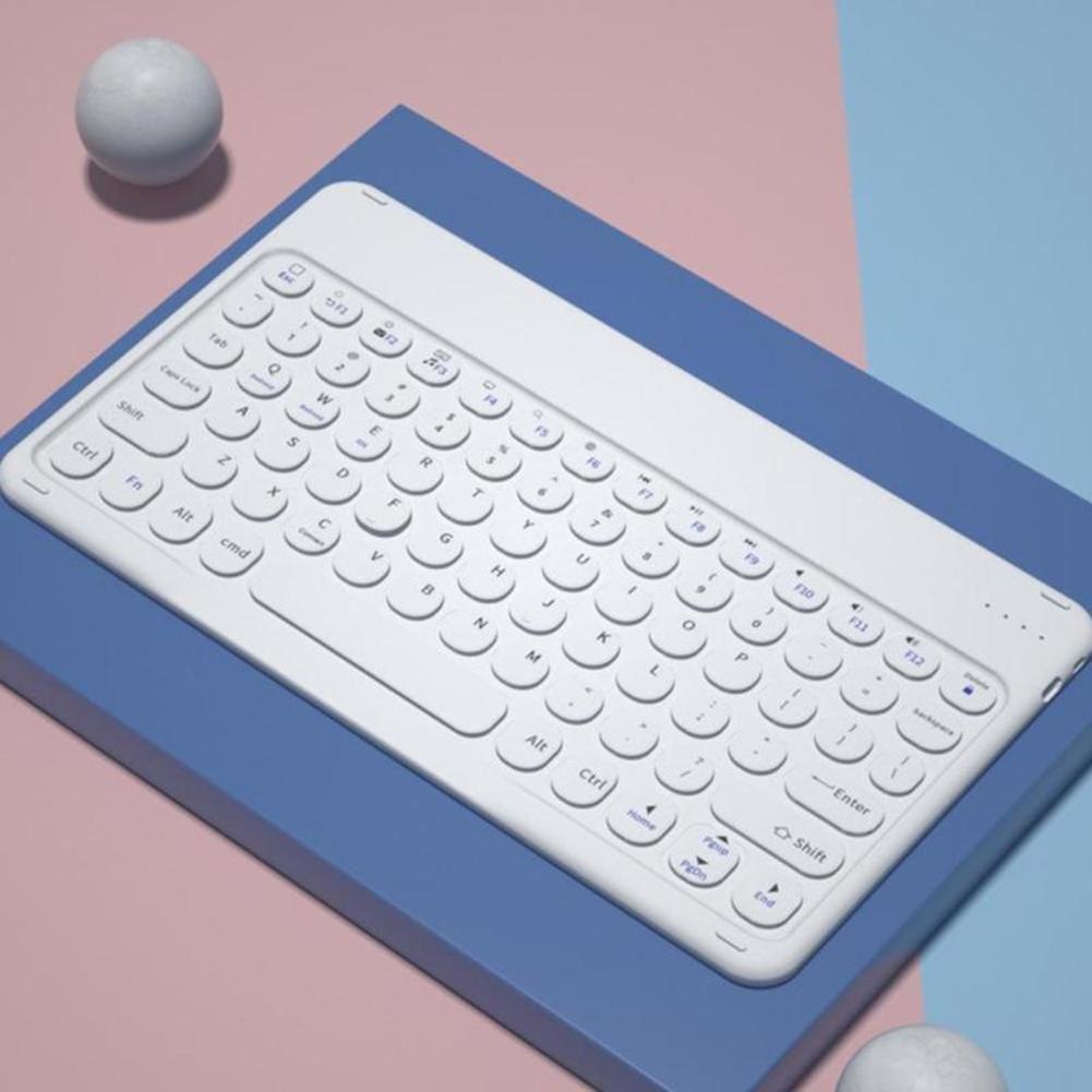 Retro Bluetooth-kompatibel Drahtlose Tastatur Und Maus Set Für Samsung Ipad IPhone USB Lade Mäuse Mini Tastatur Für Tablet