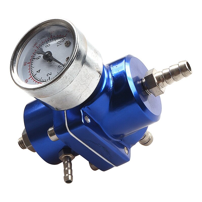 Car Modification Parts Fuel Pressure Regulator Fuel Booster Universal Fuel Pressure Regulator(Blue)