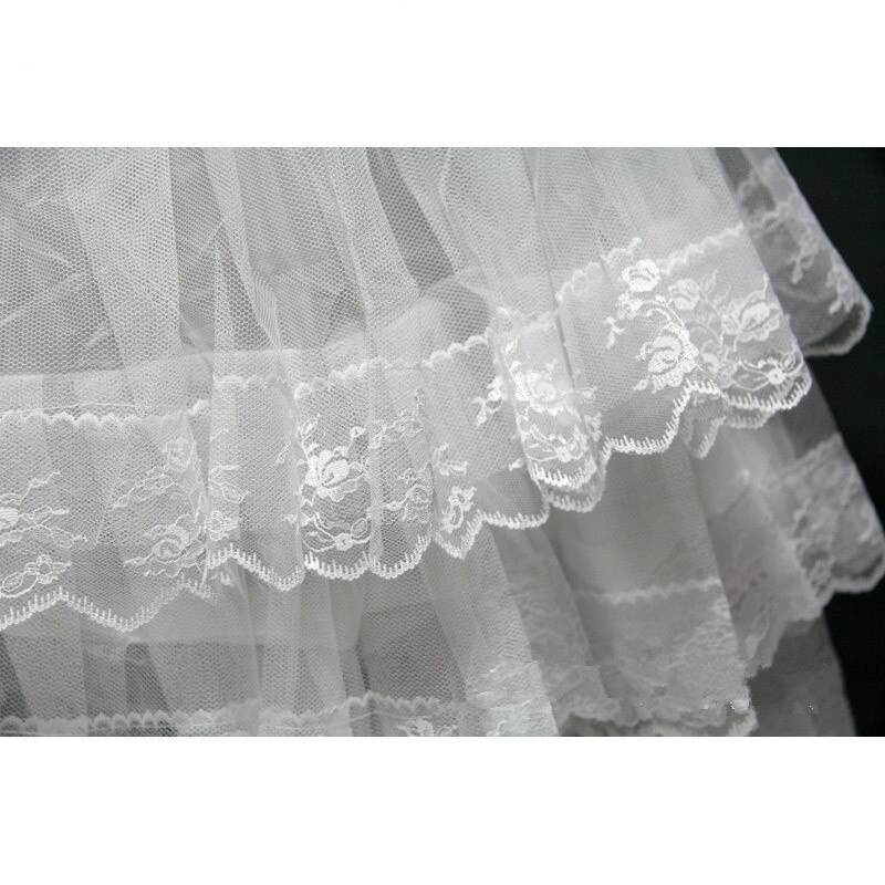 Petticoat 3 Layers Short Petticoat Flower Girl Dress Crinoline for Wedding Little Girls/Kids/Children Underskirt
