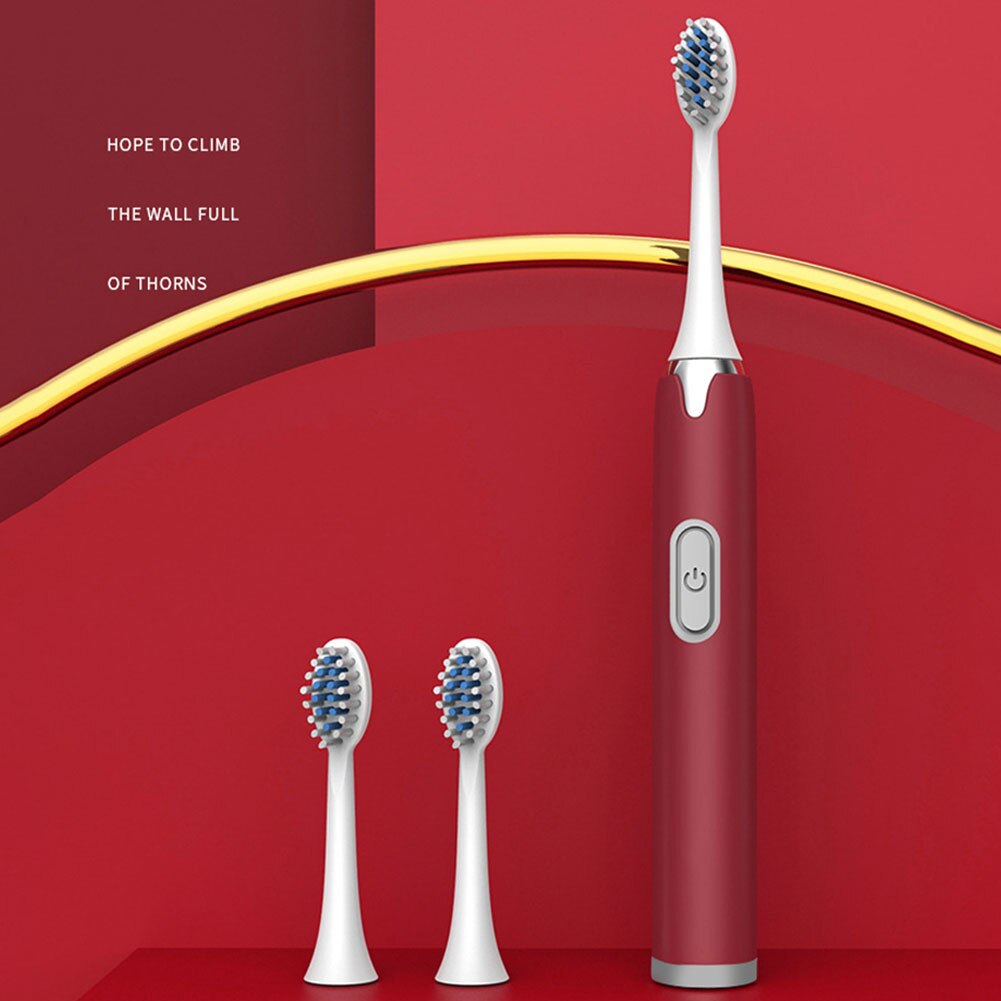 Electric Toothbrush Adult Soft Bristle Fully Automatic Male Women&#39;s Battery Basic Waterproof Mute Sonic Toothbrush