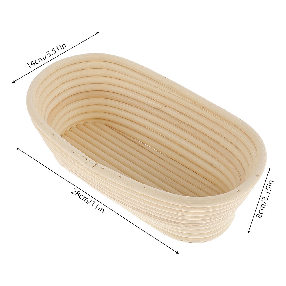 Rattan Bread Proofing Basket Oval Fermentation Rattan Basket Country Bread Banneton Dough Wicker Mass Proofing Proving Baskets