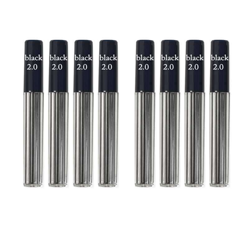 2.0 Mm Mechanical Pencil Full Metal Automatic 2mm Color Pen School Black Lead Color Refill For Painting Engineering Drawing: Chocolate