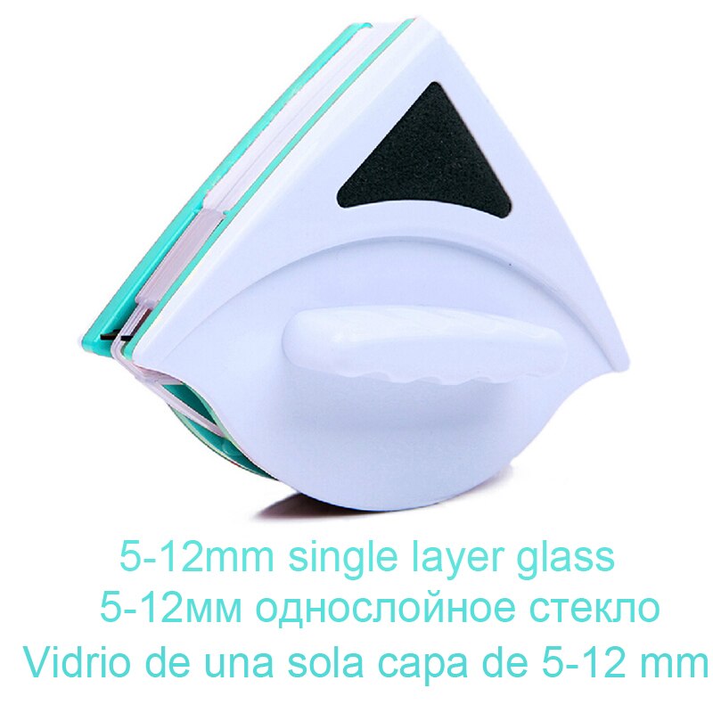 Dobbeltsidet magnetisk vinduesvisker højhusrengøringsbørste vinduesglasbørste til vask af husholdningen: 5-12mm enkelt lag