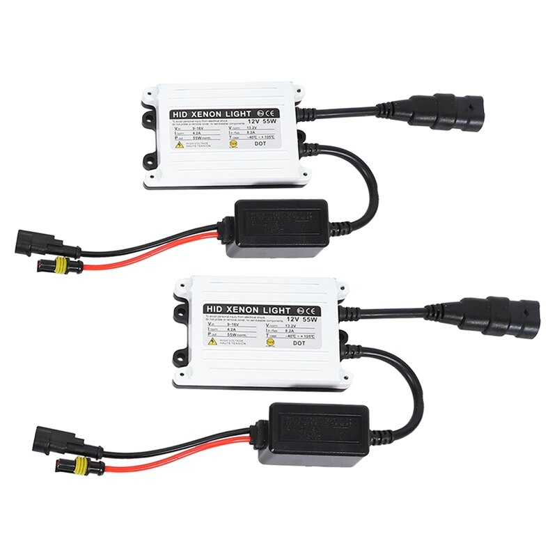 55W HID Xenon Headlight Conversion Kit H11(H8 H9) 6000K