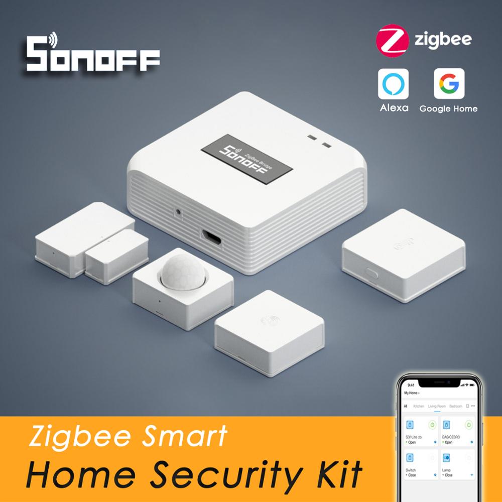 SONOFF Zigbee Bridge Hub Gateway, Zigbee Door Sensor / Temperature Humidity Sensor / Zigbe Motion Sensor SONOFF SNZB 01 02 03 04