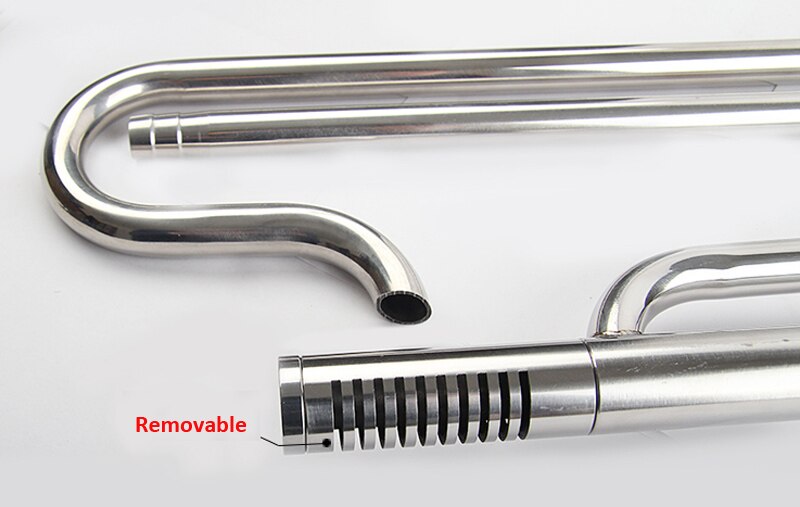 Aquarium Fish Tank Stainless Steel ADA Style Inflow Outflow Lily Pipe with Surface Skimmer