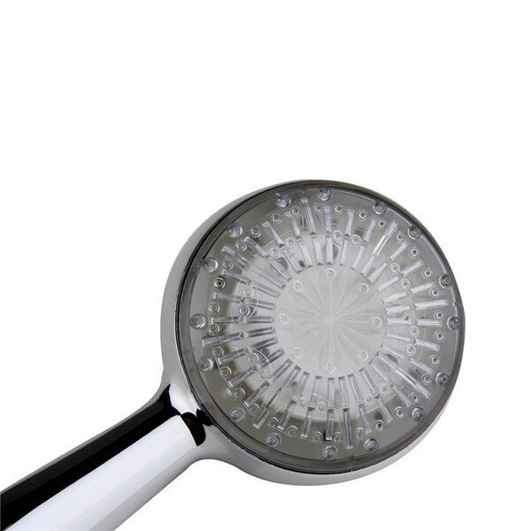 1pc Romantic Round LED Shower Automatic Control 7 Color Changing Shower Head Search
