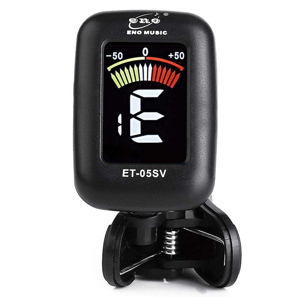 Eno  et05v violin tuner mini elektronisk skärm display tuner för violin viola cello clip-on tuner bärbara digitala violindelar