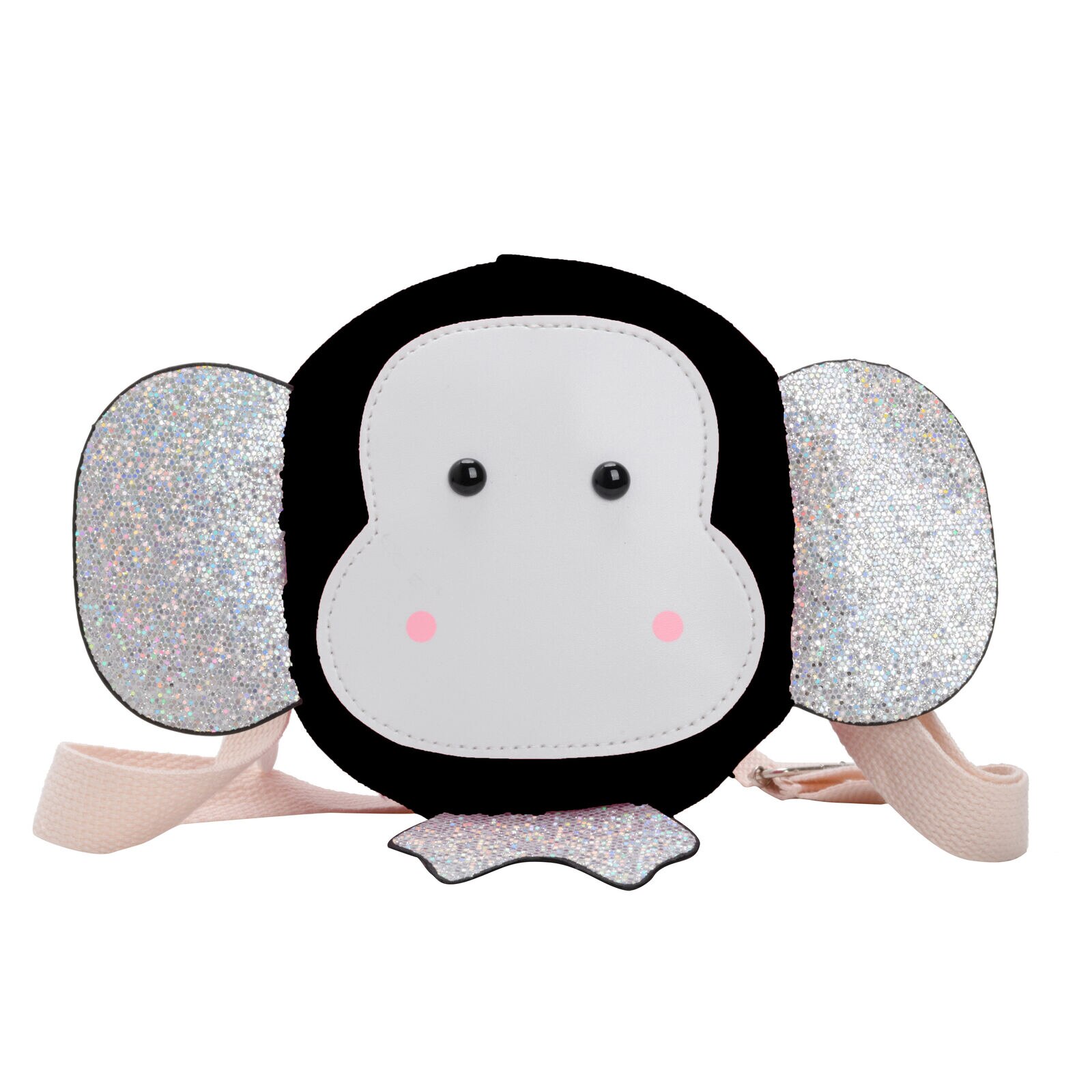 Kids Toddler's Baby Girls Crossbody Bag Handbags Cartoon Monkey Cute Handbags Mini Party Bag Shoulder Bag Messenger Bag: Black