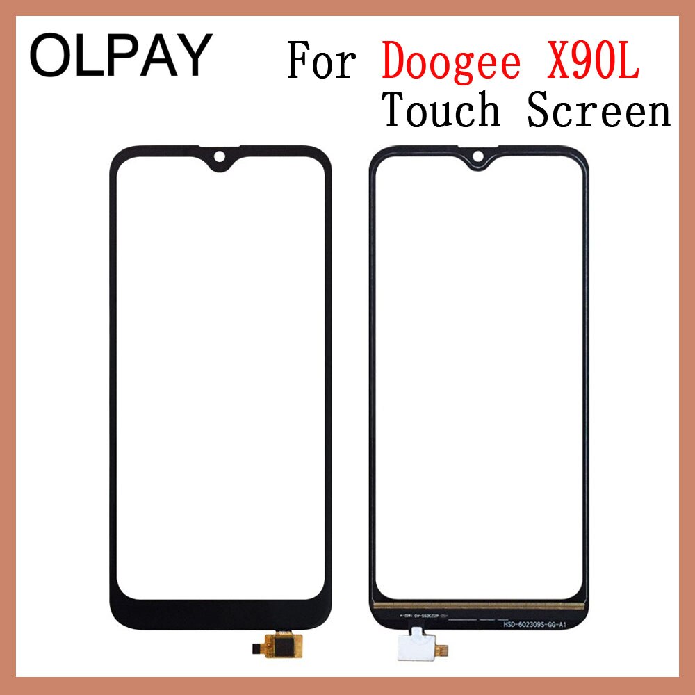 6.1 '' inch 100% novo para Doogee X90 Touch Screen Digitizer Para Doogee X90L Touch Panel Sensor Touchscreen Ferramentas de vidro frontal