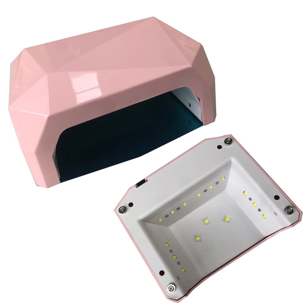 36w uv led neglelampe automatisk sensor 16 lys uten spirallys uv led tørketrommel all gellakk maskin nail art verktøy