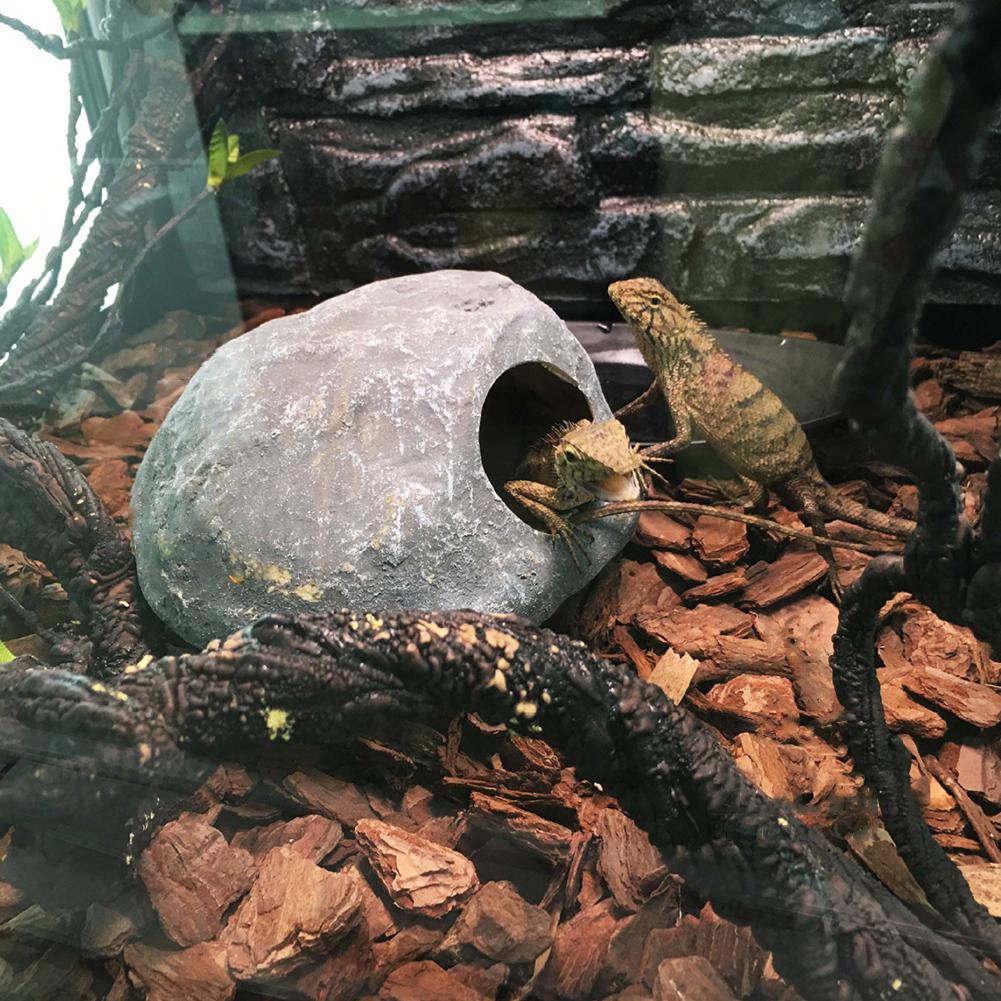 Reptile Box Lizard Snake Spider Scorpion Cave Nest Aquarium Decorative Hamster Nest