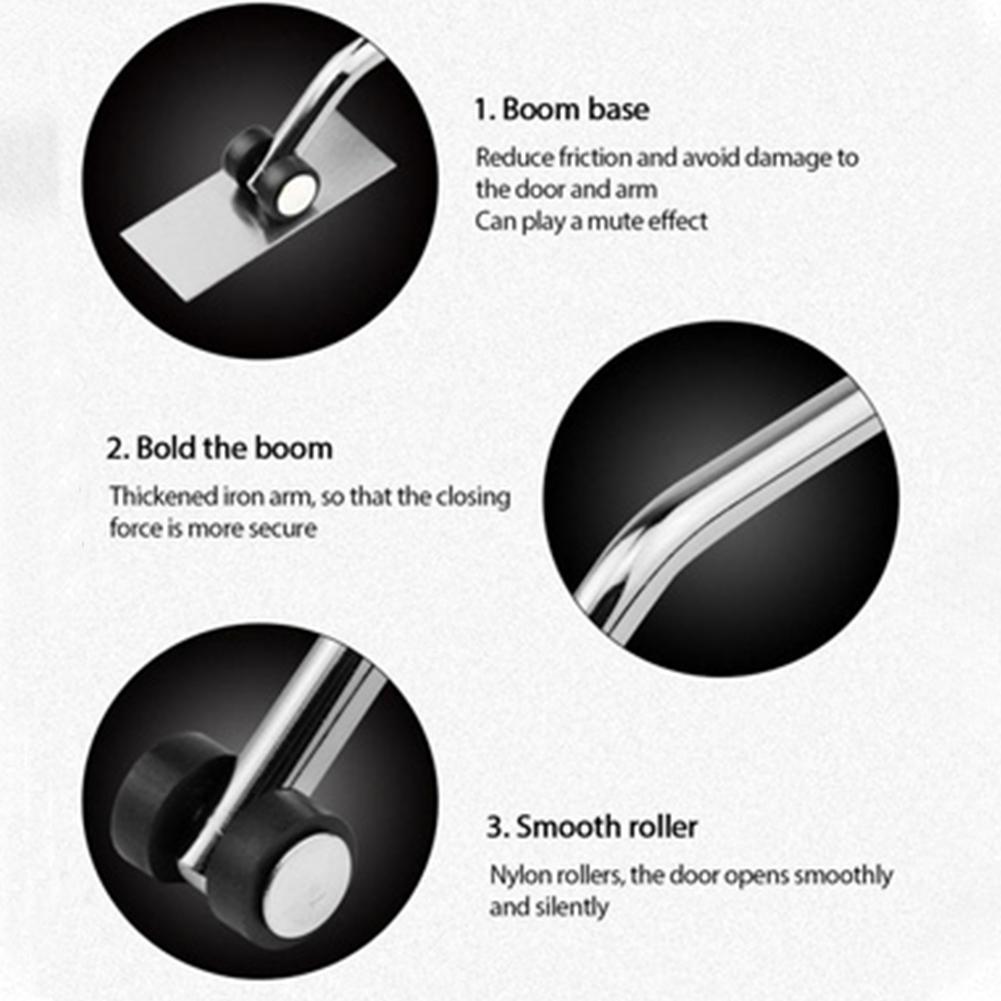 Eenvoudige Huishoudelijke Deurdranger, Onzichtbare Buffer Dichter, Lente-Deur Verstelbare Stille Dichter Automatische Deur G0Z6