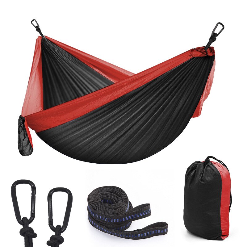 300x200 Außen nylon schaukel doppel camping hängematte im freien reise schaukel camping mittagessen brechen hängematte.