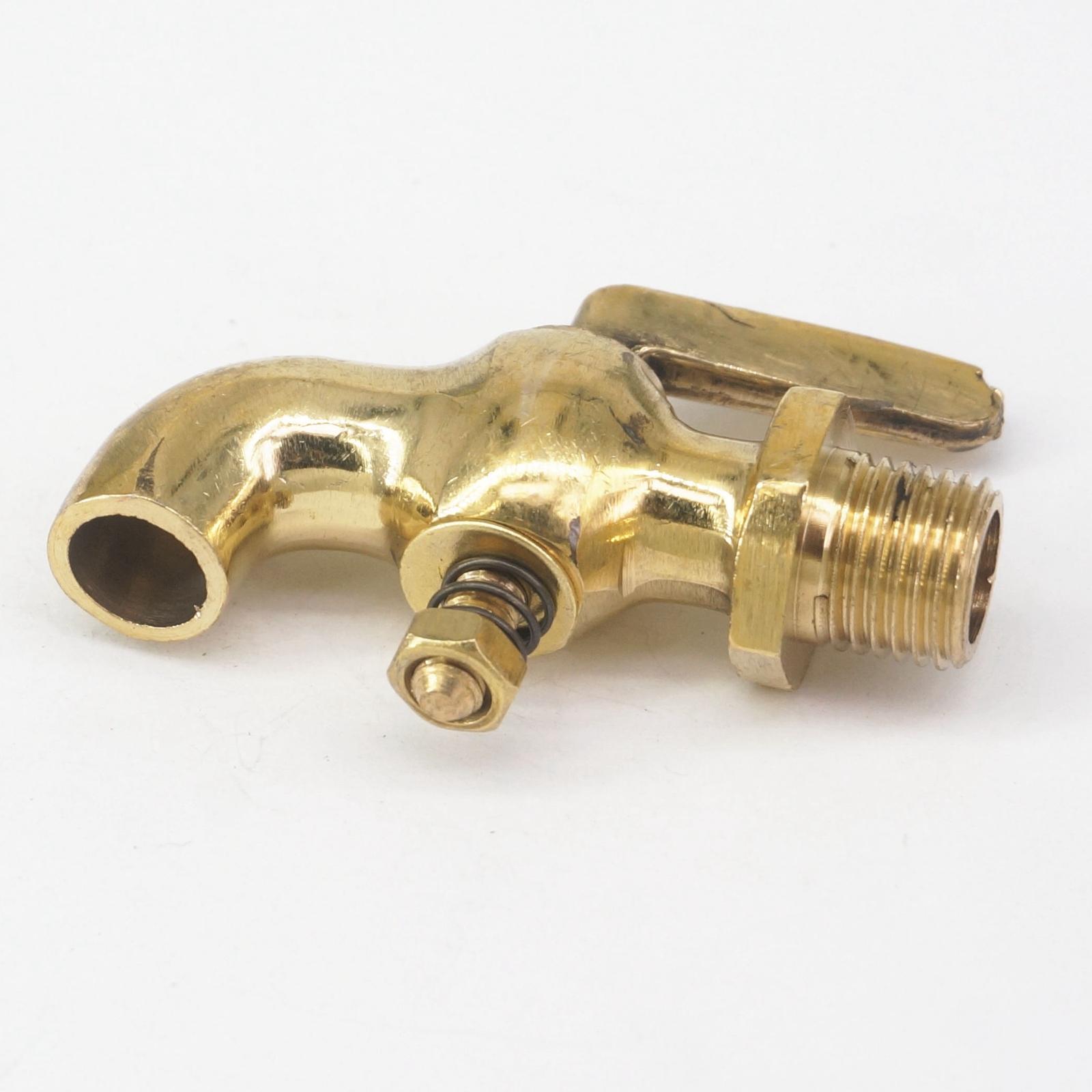 1/4 &quot; bsp hangänga anslutning brons antik vintage mässing ett handtag kran vattenkran petcock vvs
