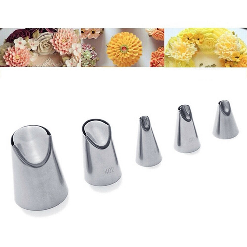 5Pc/3Pc/1Pc Chrysant Nozzle Icing Piping Pastry Nozzles Tip Keuken Gadget Bakken Accessoires Maken cake Decoratie Tool