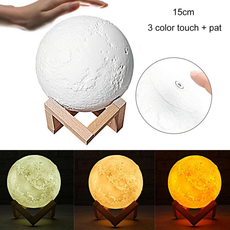 Générique Lunie Lampe, Moon Nightlight Bedroom Decor, Télécommande De