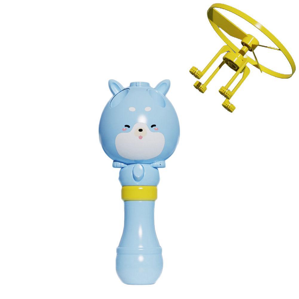 Kinderen Speelgoed Bubble Stok Stijgende Bubble Cartoon Mooie Aerocraft Flying Zomer Bamboe Bubble Machine Outdoor Dragonf C0H8: Black