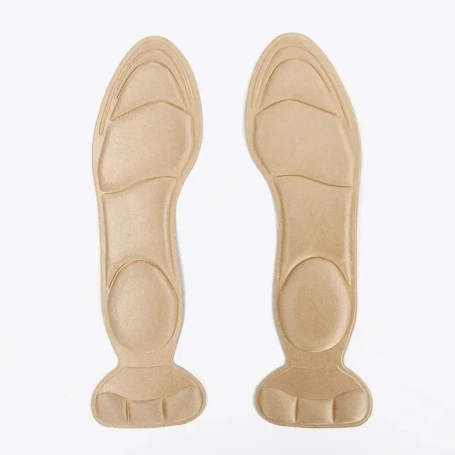 Erinnerung Schaum Einlegesohlen Damen hoch-Hacke Schuhe Einlegesohlen Anti-Rutsch Cutable Einlegesohle Komfort Atmungsaktive Fersenschutz Massage Schuhpolster: dunkel Grau