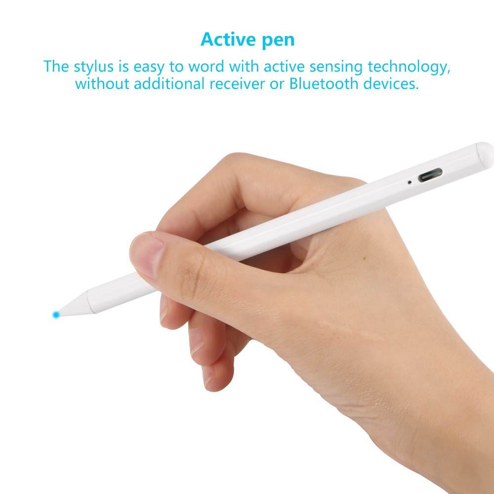 Universal Stylus Pen For IPad Tablet Phone Drawing Touch Pencil Magnetic Capacitive Pens USB Rechargeable For Ipad