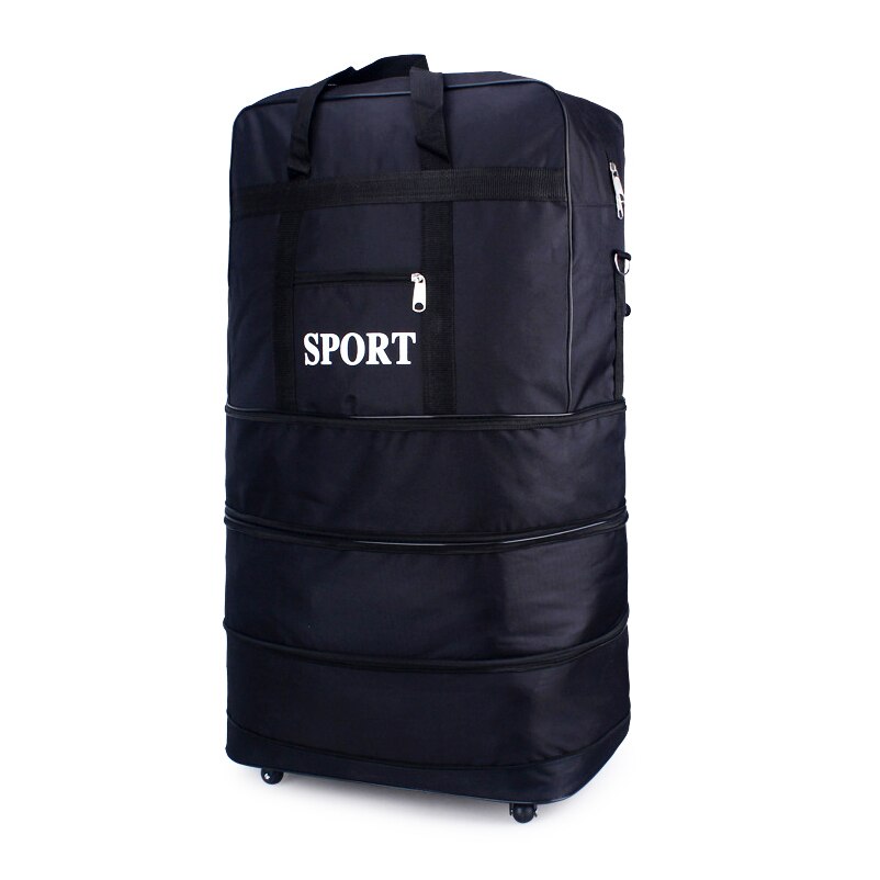 Air Checked Bag Luggage Travel Universal Wheel Foldable Luggage Moving Storage Bag T726 Oxford Waterproof Travel Packing Cubes