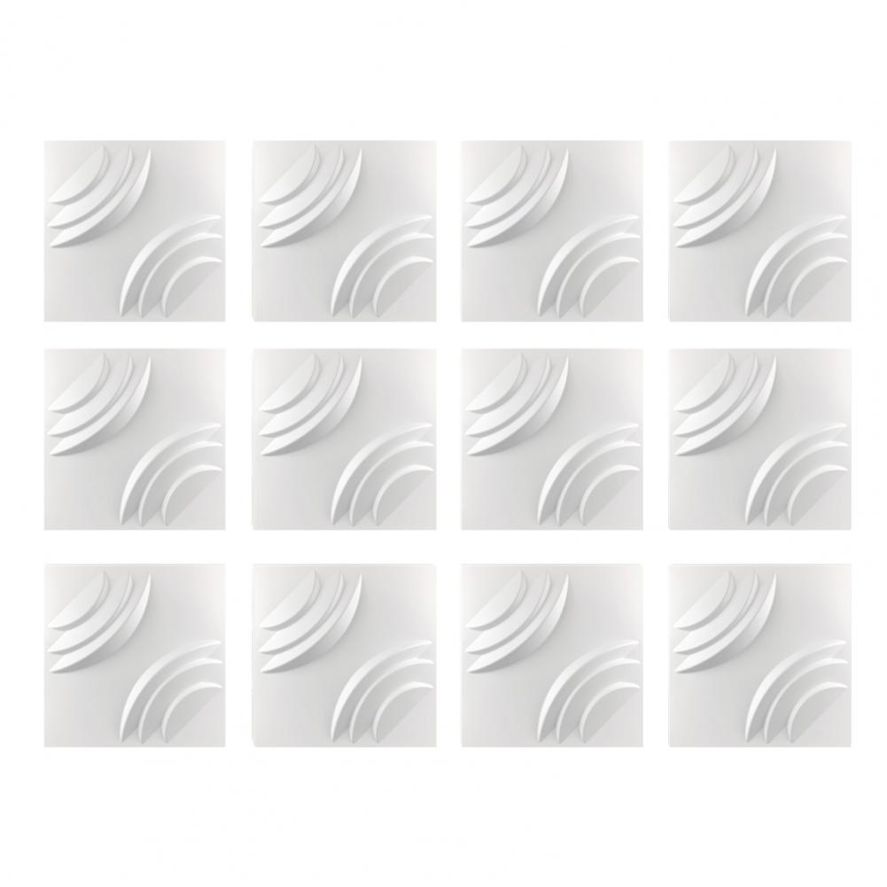 Multi Styles 12Pcs Easy to Cut 3D Wall Panel Decor Easy to Cut 3D Wall Panel 3D for Hotel