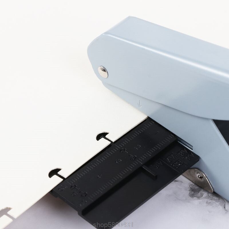 T-type Office Punches Paper Cutter Loose Sheet DIY School Supplies Scrapbooking Puncher Binding Holes N04 20