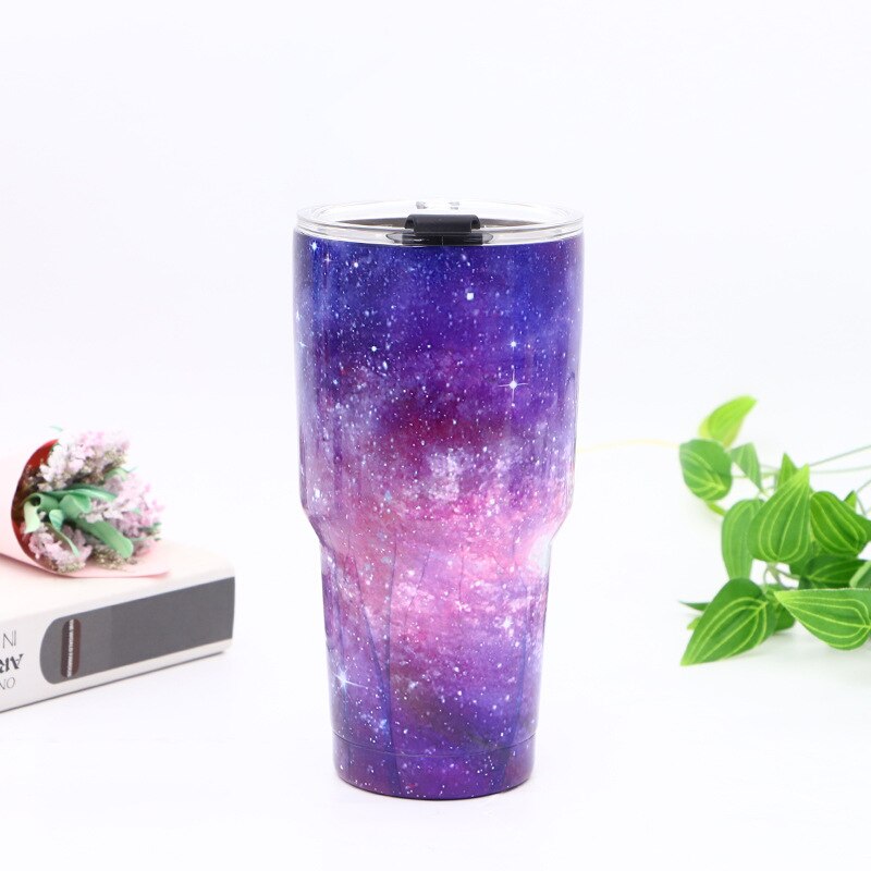 30oz Tumbler Food Grade Stainless Steel Double Wall Vacuum Insulated Coffee Cup With Lid Travel Mug Water Bottle: C